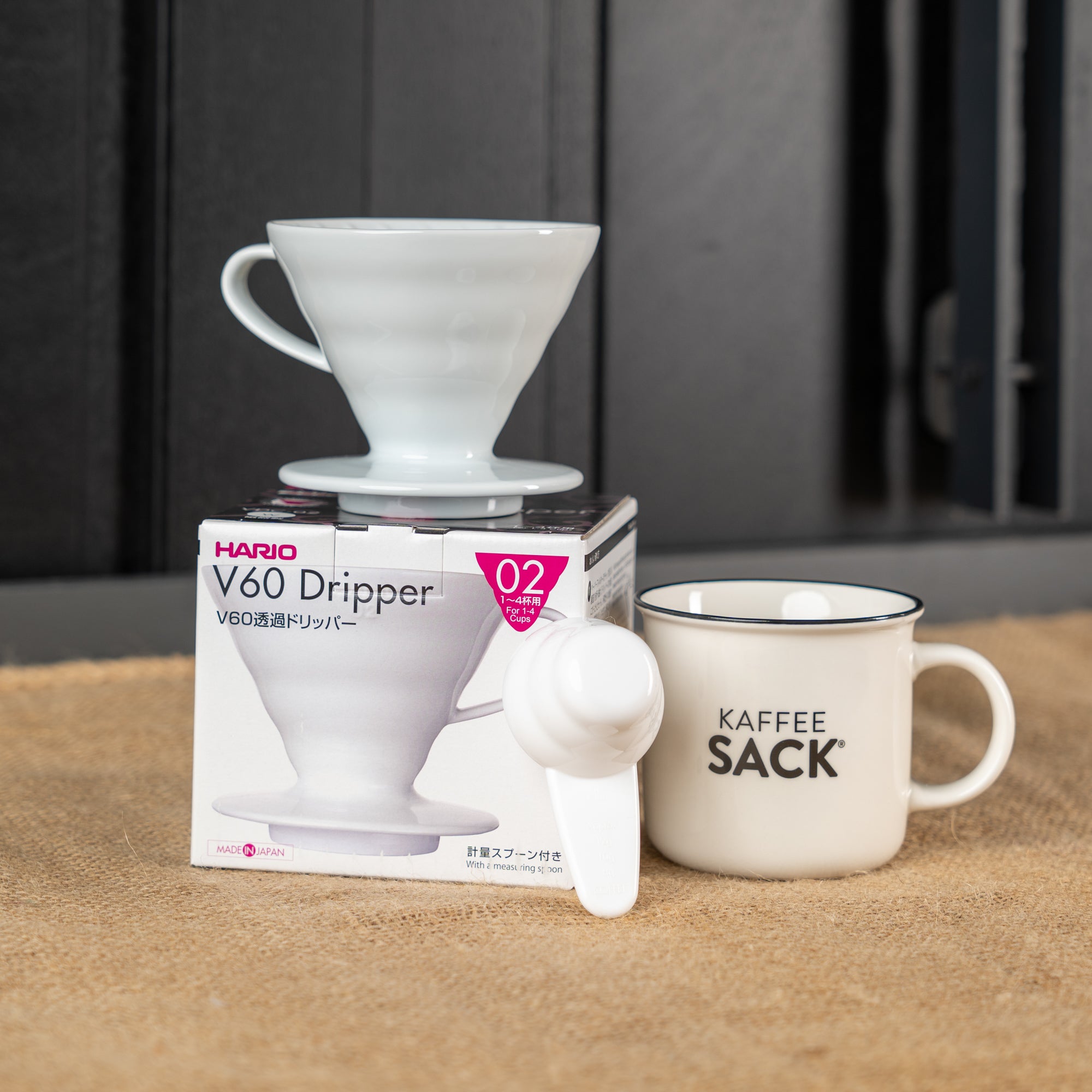 Hario V60 Handfilter - Kaffeesack. Die Rösterei