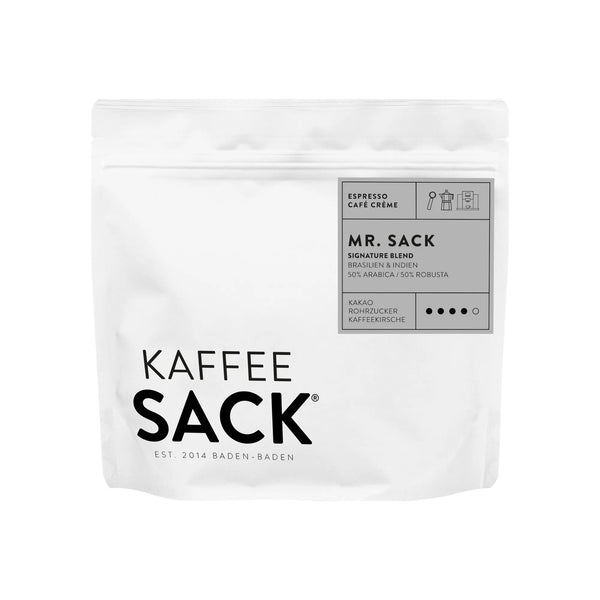 Mr. Sack (Brasilien/Indien) Front Render - Kaffeesack. Die Rösterei