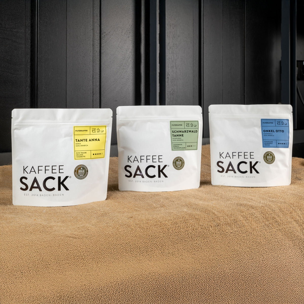 Filterkaffeepaket - Kaffeesack. Die Rösterei