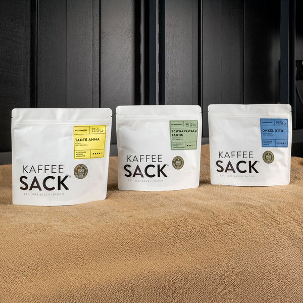 Filterkaffeepaket - Kaffeesack. Die Rösterei
