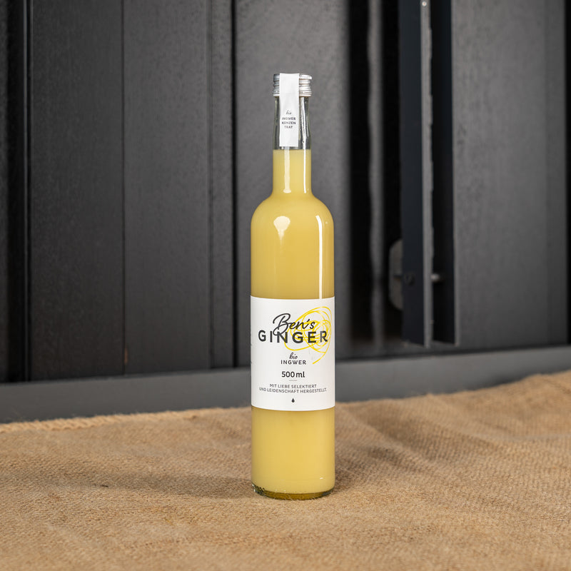 Ben's Ginger Ingwerkonzentrat - Kaffeesack. Die Rösterei