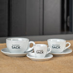 Katschupino Tasse + Untertasse - Kaffeesack. Die Rösterei