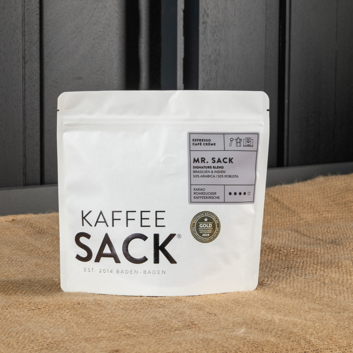 Mr. Sack (Brasilien/Indien) - Kaffeesack. Die Rösterei